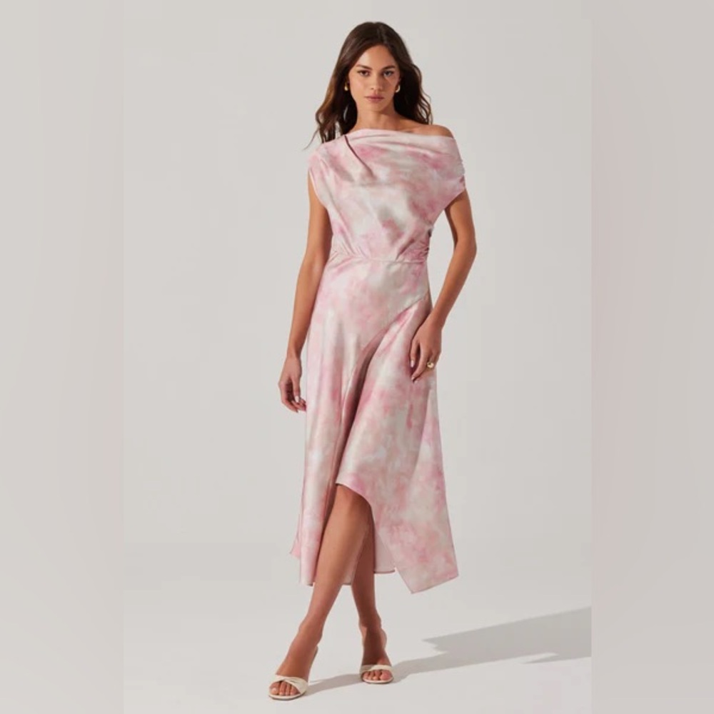 NWT Anthropologie ASTR The Label Mairyn Asymmetric Slip Dress